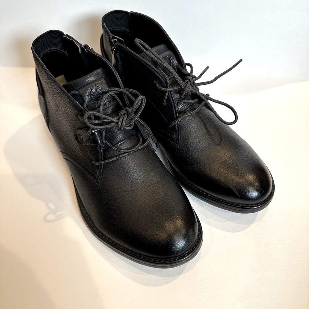 Bussola Women's Tyra Lace-UP Ankle bootie in Black